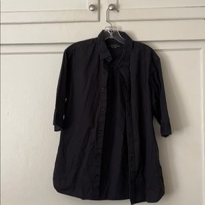 ALL SAINTS size M Half sleeves black shirt